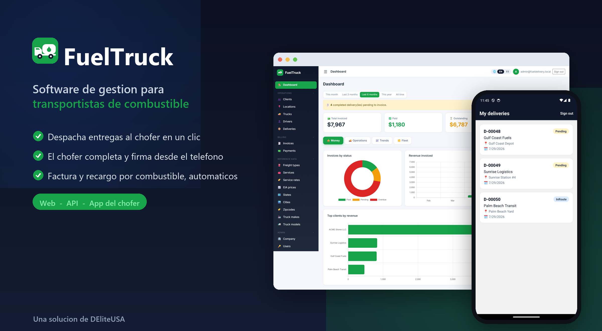 FuelTruck — Operations software for fuel transport companies