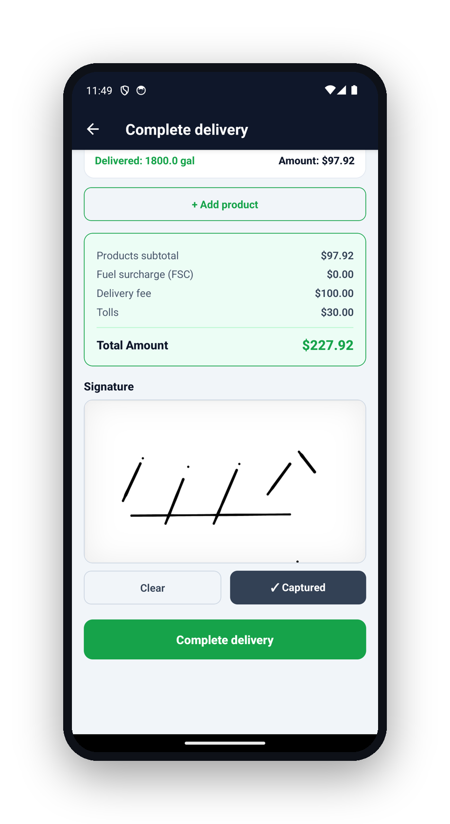FuelTruck Driver App