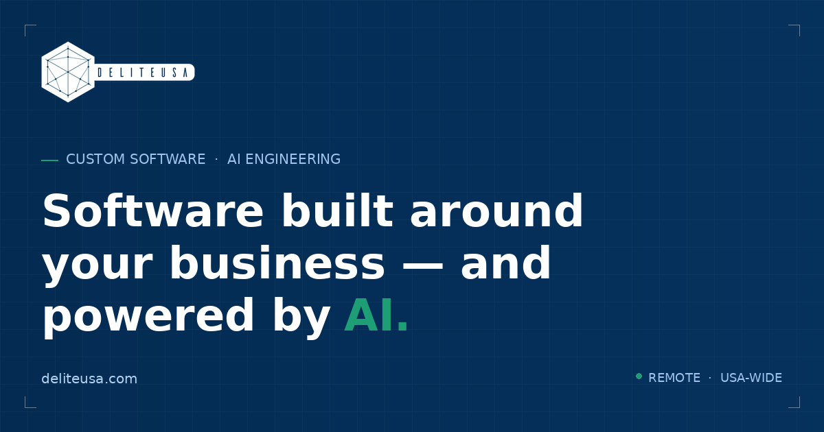 DEliteUSA — Custom Software Development & AI Solutions